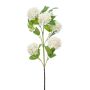 Artificial viburnum spray FONTE, cream, 30"/75cm
