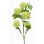 Artificial viburnum spray FONTE, light green, 30"/75cm