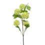 Artificial viburnum spray FONTE, light green, 30"/75cm