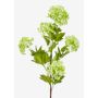 Artificial viburnum spray ZENIA, light green, 33"/85cm