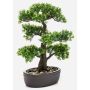 Artificial Bonsai Ficus HESPER in planter, 18"/45cm