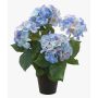 Artificial hydrangea JONE, blue, 16"/40cm