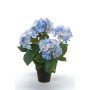 Artificial hydrangea JONE, blue, 16"/40cm