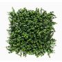 Artificial eucalyptus hedge / mat JASE, crossdoor, green, 20"x20"/50x50cm