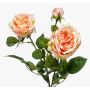 Artificial rose spray CALISTA, cream-pink, 24"/60cm