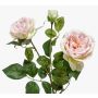 Artificial rose spray CALISTA, light pink, 24"/60cm