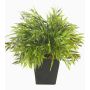 Artificial bamboo HANAKO in zinc pot, 10"/25cm