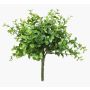 Artificial eucalyptus JOSHUA on spike, green, 8"/20cm, Ø7"/17cm