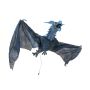 Halloween decoration dragon MONZA with movement and sound function, LEDs, 120cm