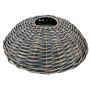Christmas tree basket JERICHO made of rattan, grey, 8"/21cm, Ø34"/87cm