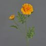 Artificial marigold ASTIE, orange, 24"/60cm, Ø2"-3.5"/5-9cm