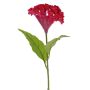 Artificial cockscomb ANUBIS, red, 24"/60cm, Ø5.1"/13cm