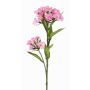 Artificial sweet william ARCHIE, pink, 24"/60cm, Ø3.1"-5.5"/8-14cm