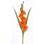 Artificial gladiolus ELEA, orange, 31"/80cm, Ø2.8"-3.5"/7-9cm