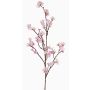 Artificial cherry blossom spray ARIELLE with flowers, pink-fuchsia, 3ft/100cm, Ø0.6"-1.4"/1.5-3.5cm