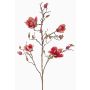 Artificial magnolia LORA, fuchsia-pink, 4ft/110cm, Ø3.9"-4.7"/10-12cm