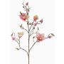 Artificial magnolia LORA, cream-pink, 4ft/110cm, Ø3.9"-4.7"/10-12cm