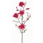 Artificial magnolia MARGA, fuchsia, 31"/80cm, Ø2.8"-3.1"/7-8cm