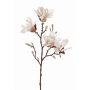 Artificial star magnolia AZULA, cream-light pink, 24"/60cm, Ø2.8"-3.5"/7-9cm