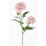 Fake peony ONYX, cream-pink, 30"/75cm, Ø3.9"-5.1"/10-13cm