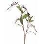 Artificial American pokeweed spray BARRY, berries, black, 3ft/95cm