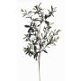 Artificial olive spray PANOS on spike, hardly inflammable, 4ft/110cm