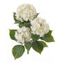 Artificial hydrangea SAIRA, spike, crossdoor, cream, 16"/40cm, Ø4.3"-5.1"/11-13cm