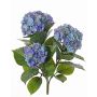 Artificial hydrangea SAIRA, spike, crossdoor, blue-purple, 16"/40cm, Ø4.3"-5.1"/11-13cm