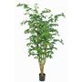 Artificial Japanese maple tree MANNY, real trunks, green, 6ft/180cm