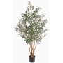 Artificial olive tree ROY, real trunks, crossdoor, 5ft/165cm