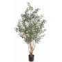 Artificial olive tree ROY, real trunks, crossdoor, 5ft/165cm