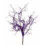 Artificial coral SPUNKY on spike, glitter, purple, 8"/20cm