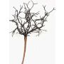 Artificial coral SPUNKY on spike, glitter, black, 8"/20cm