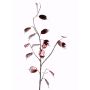 Artificial honesty branch SALEM, red-silver, 3ft/90cm