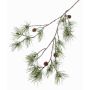 Artificial pine branch PIXY with cones, 4ft/110cm