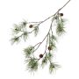 Artificial pine branch PIXY with cones, 4ft/110cm
