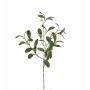 Artificial mistletoe stem SAJAN with berries, green, 22"/55 cm