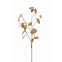 Artificial lunaria branch BAMBY, gold, 3ft/90 cm