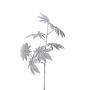 Artificial papaya Branch NUBIE, frozen, grey, 28"/70 cm