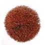 Artificial reed grass ball ARKO, glitter, orange, 6"/15cm
