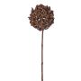 Artificial star anise branch CATBERT, brown, 28"/70 cm, Ø 4"/10 cm