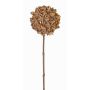 Artificial star anise branch CATBERT, light brown, 28"/70cm, Ø3.9"/10cm
