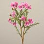Artificial wax flower AISHA, pink, 10"/25cm