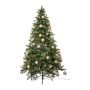 Artificial tree Fir APALMO, LEDs, pink-cream, 5ft/150cm