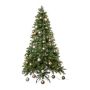 Artificial tree Fir APALMO, LEDs, green-cream, 5ft/150cm