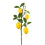 Decorative lemon branch JALVEN with fruits, yellow, 28"/70cm