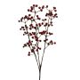 Decorative branch Gaultheria FLOMER, berries, red, 24"/60cm
