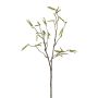 Decorative branch Birch FLOREM with flowers, green, 22"/55cm
