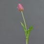 Artificial tulip LONA, lilac-green, 18"/45cm, Ø1.6"/4cm
