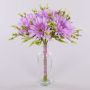 Decorative bouquet Gerbera TEMBAR, light purple, 12"/30cm, Ø9"/22cm